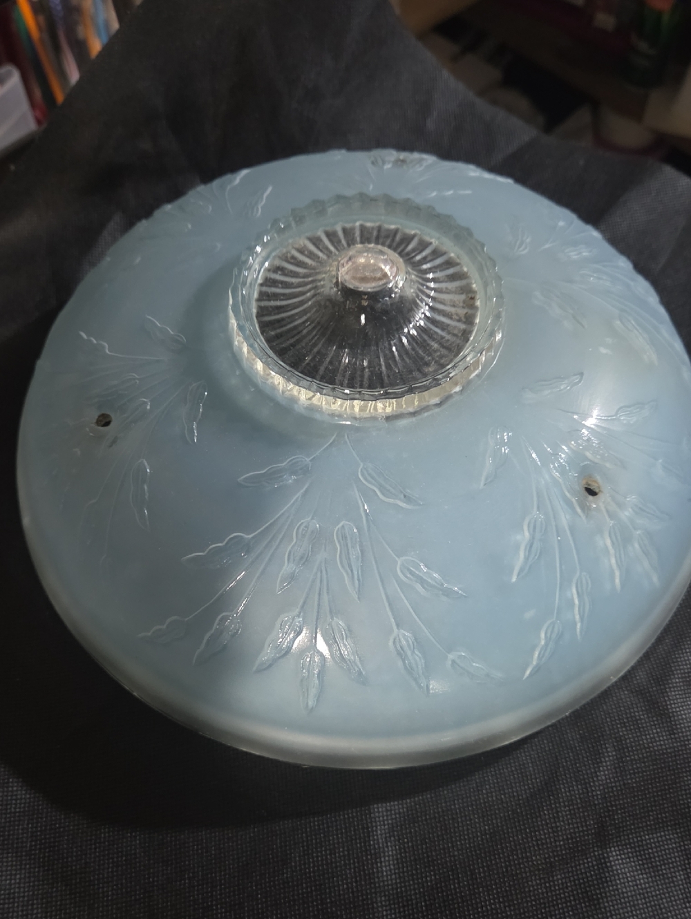 Vintage Lamp Shade Glows Under 365